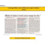 Blink n miss COVID cases surge in Kolkata